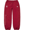 SUPREME UMBRO® RHINESTONE TRACK PANT-RED