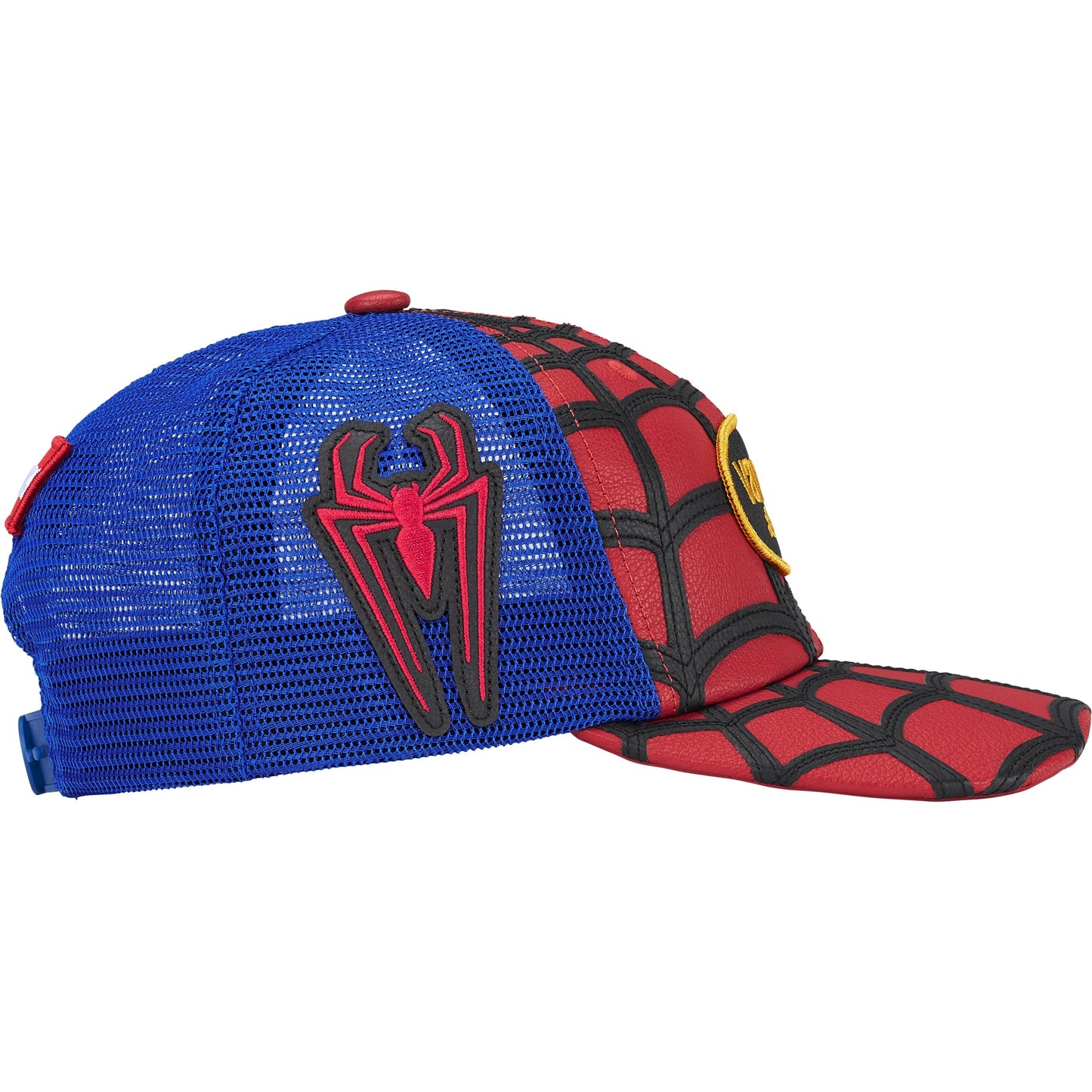 SUPREME VANSON LEATHERS® SPIDER-MAN MESH BACK 6-PANEL-RED