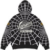 SUPREME VANSON LEATHERS® SPIDER-MAN ZIP UP HOODED SWEATSHIRT-BLACK