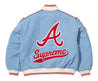 SUPREME MITCHELL & NESS® TEAMS VARSITY JACKET-BLUE