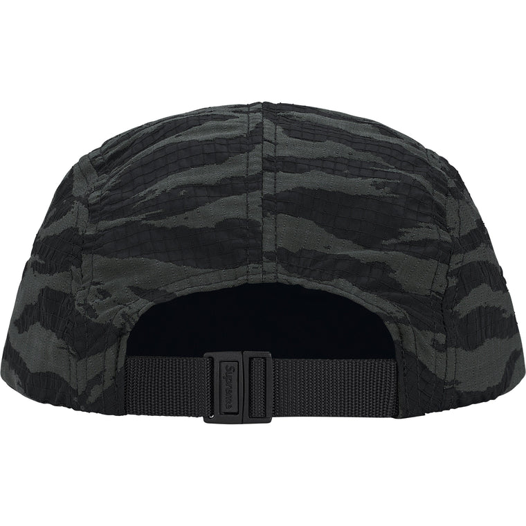 SUPREME TIGER CAMO RIPSTOP CAMP CAP-BLACK