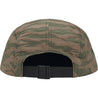 SUPREME TIGER CAMO RIPSTOP CAMP CAP-OLIVE