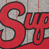 SUPREME TIGER RAGLAN L/S TOP-HEATHER GREY