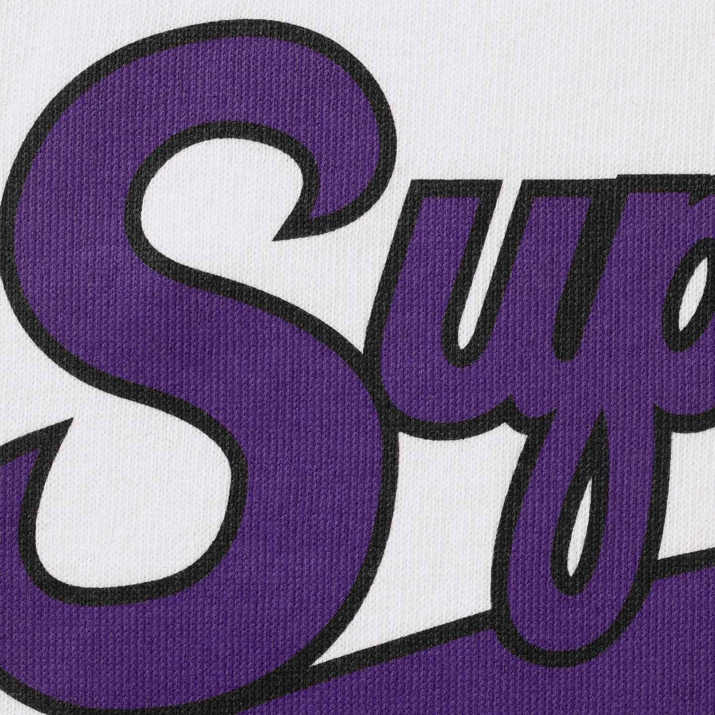 SUPREME TIGER RAGLAN L/S TOP-WHITE