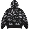 SUPREME TOO DEADLY HOODED SWEATSHIRT-BLACK