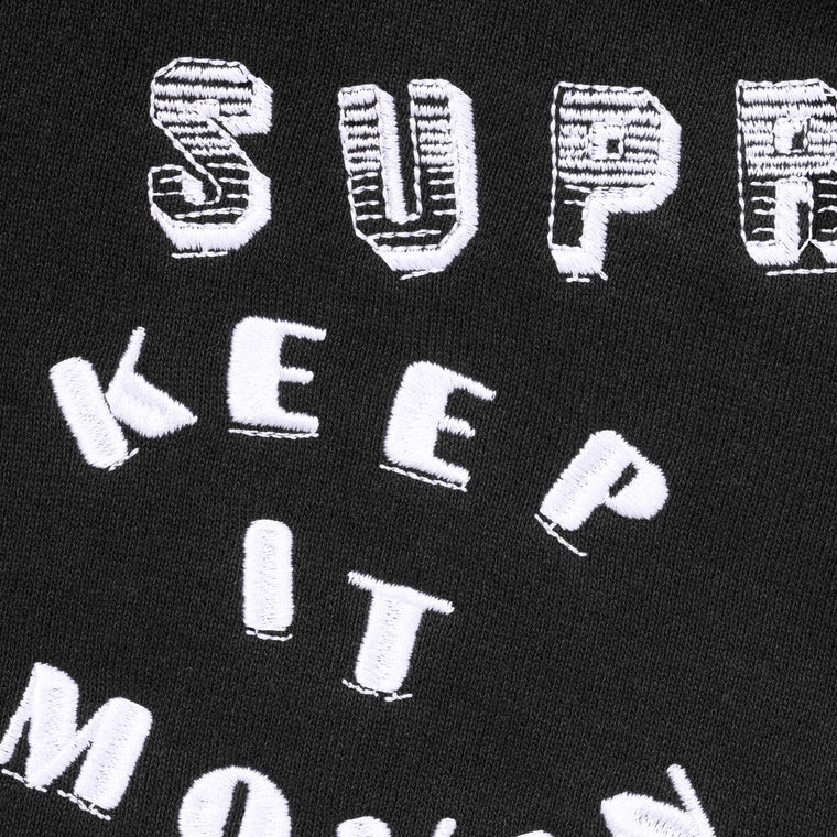 SUPREME TOO DEADLY HOODED SWEATSHIRT-BLACK