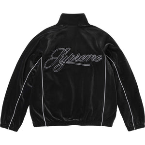 SUPREME VELOUR MESH TRACK JACKET-BLACK