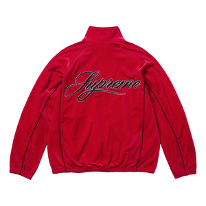 SUPREME VELOUR MESH TRACK JACKET-RED