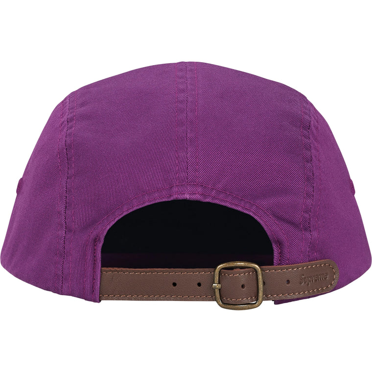SUPREME WASHED CHINO TWILL CAMP CAP-PURPLE