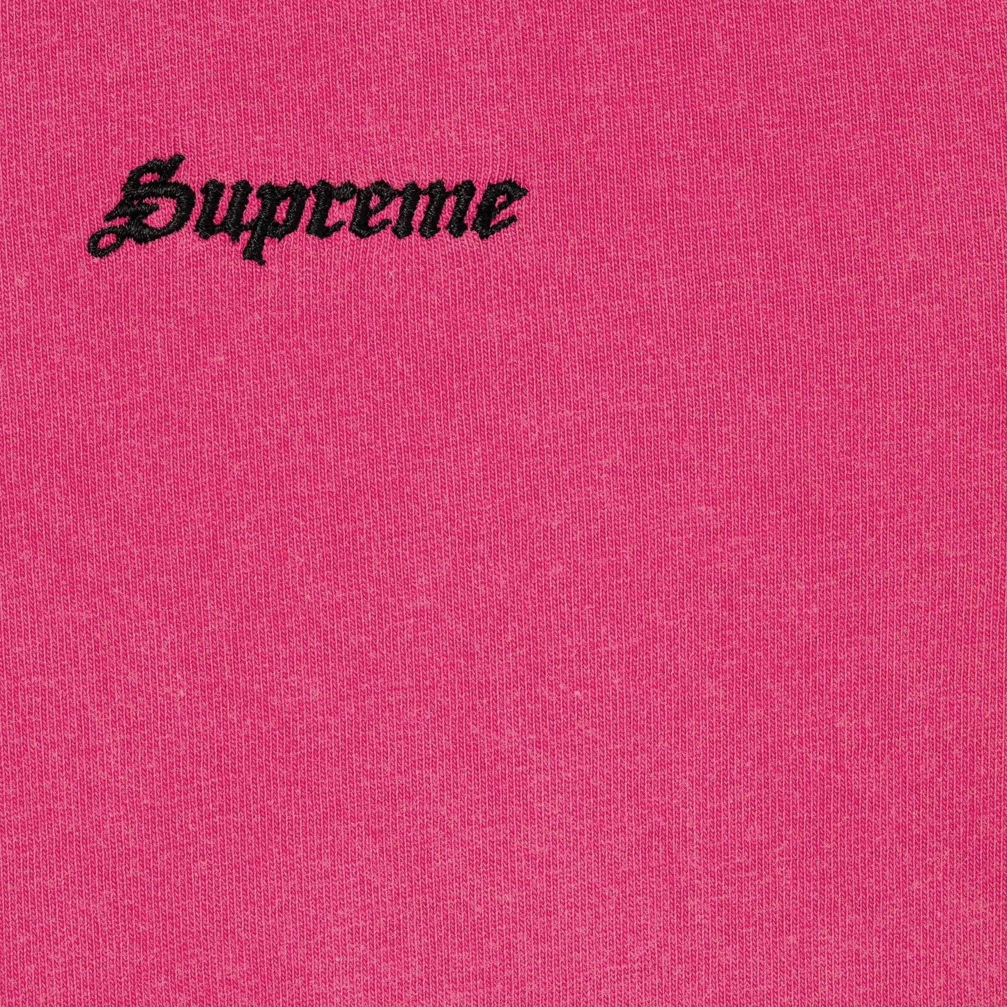 SUPREME WASHED S/S TOP-MAGENTA