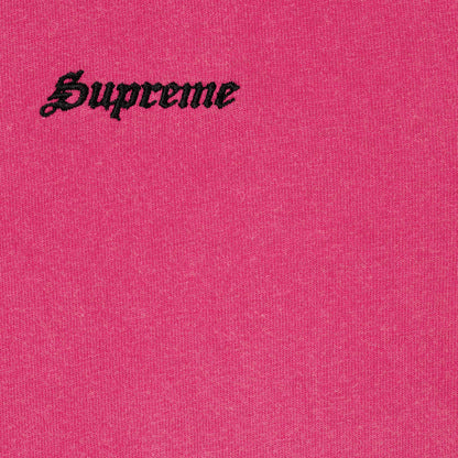 SUPREME WASHED S/S TOP-MAGENTA