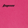 SUPREME WASHED S/S TOP-MAGENTA