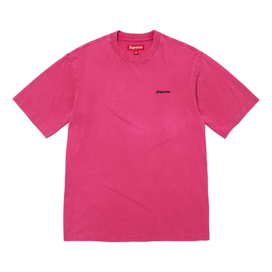 SUPREME WASHED S/S TOP-MAGENTA