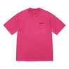SUPREME WASHED S/S TOP-MAGENTA