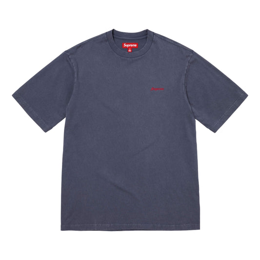 SUPREME WASHED S/S TOP-NAVY