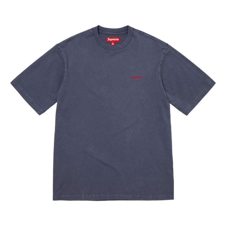SUPREME WASHED S/S TOP-NAVY