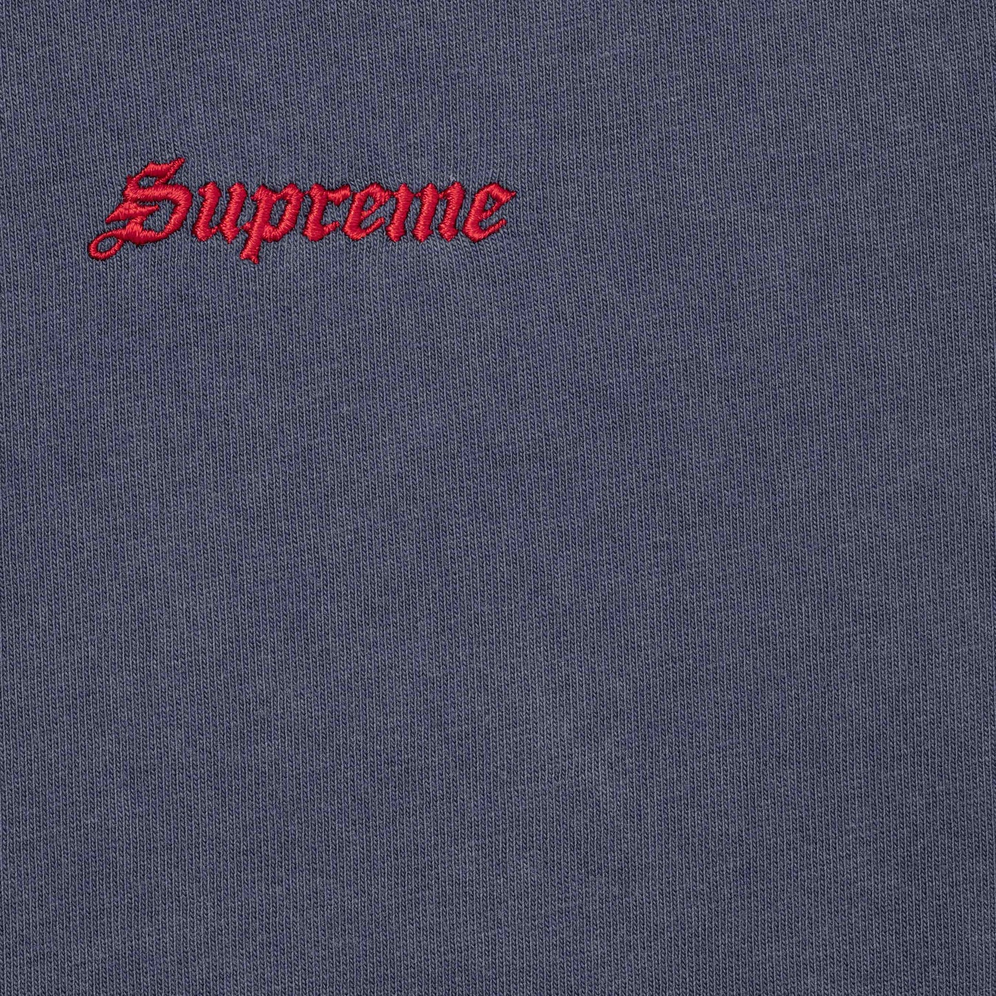 SUPREME WASHED S/S TOP-NAVY