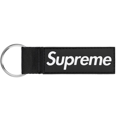 SUPREME WEBBING KEYCHAIN-BLACK