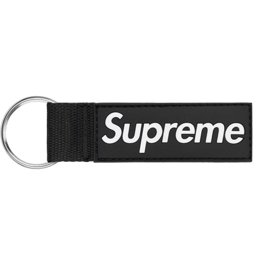 SUPREME WEBBING KEYCHAIN-BLACK