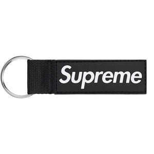 SUPREME WEBBING KEYCHAIN-BLACK