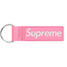 SUPREME WEBBING KEYCHAIN-PINK