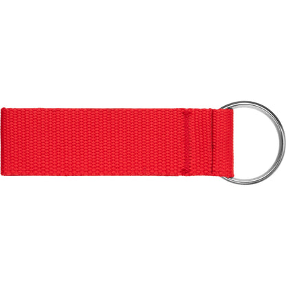 SUPREME WEBBING KEYCHAIN-RED
