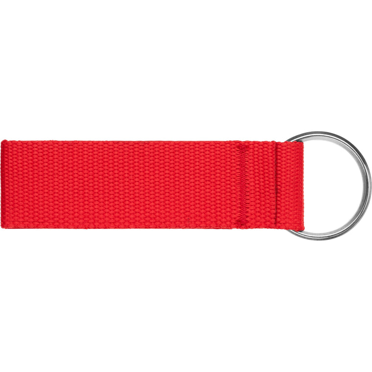 SUPREME WEBBING KEYCHAIN-RED