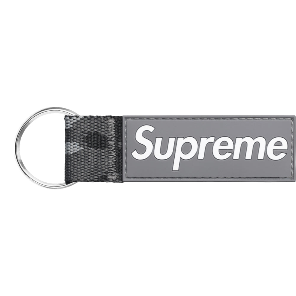 SUPREME WEBBING KEYCHAIN-SNOW CAMO