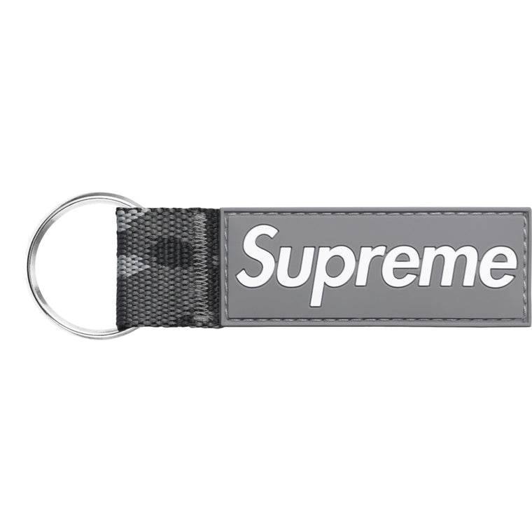 SUPREME WEBBING KEYCHAIN-SNOW CAMO