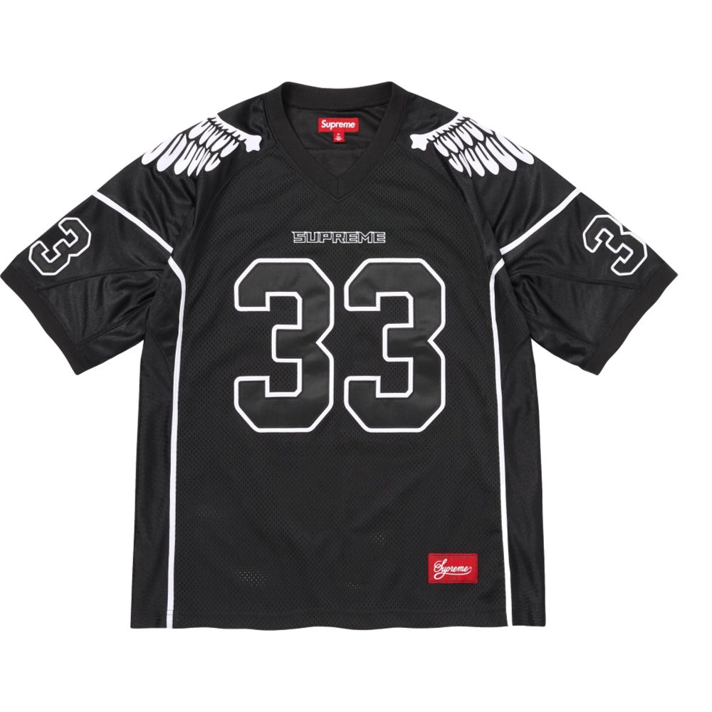 SUPREME WINGS FOOTBALL JERSEY-BLACK