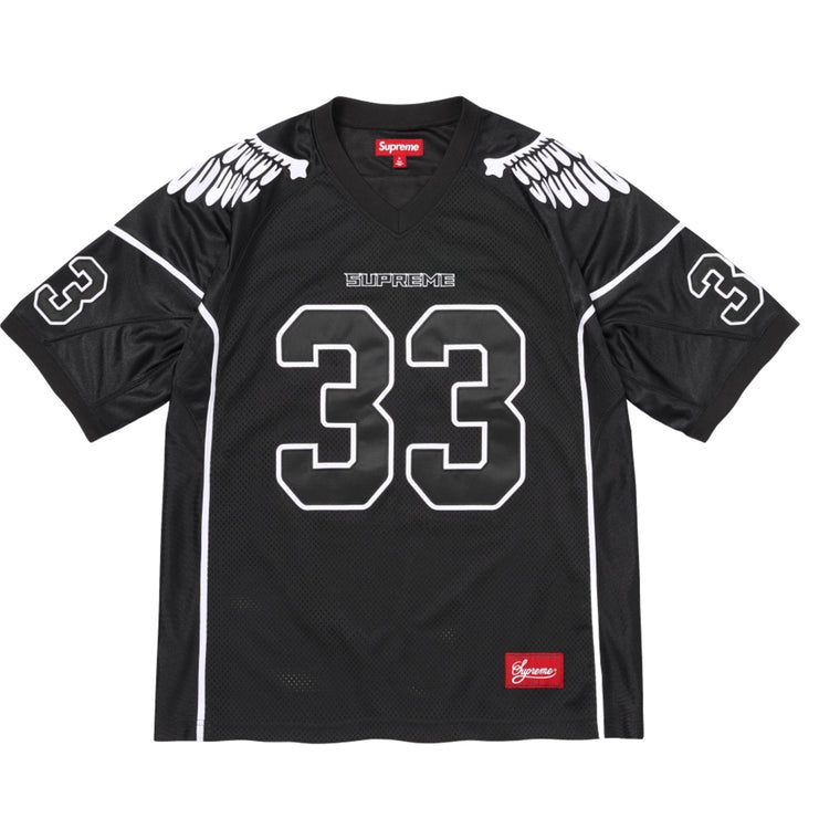 SUPREME WINGS FOOTBALL JERSEY-BLACK