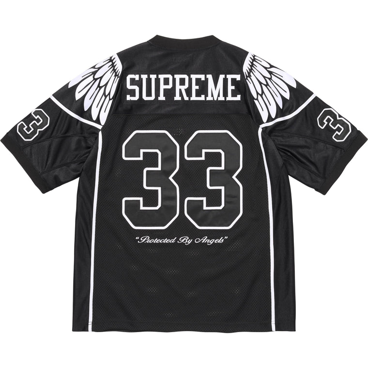 SUPREME WINGS FOOTBALL JERSEY-BLACK