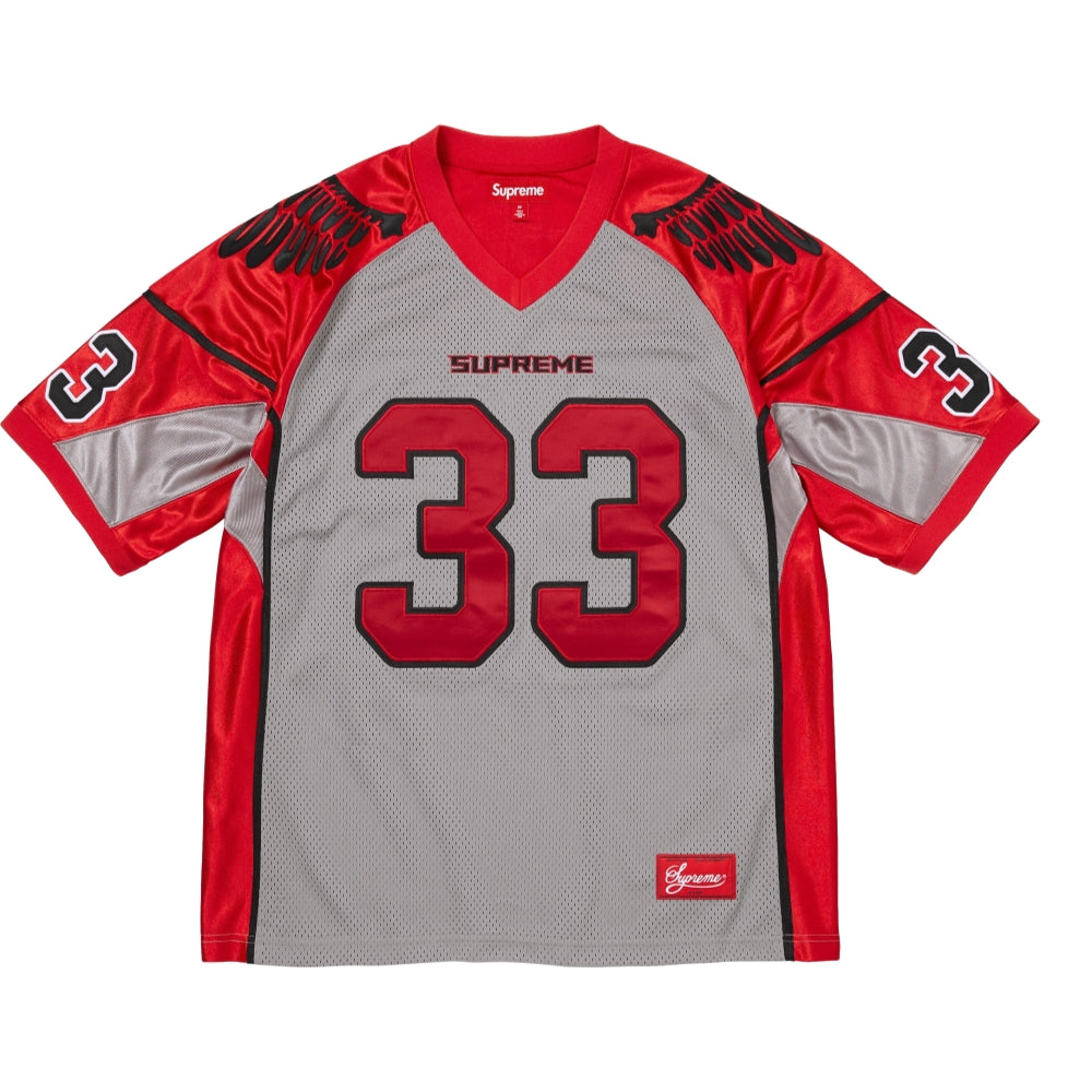SUPREME WINGS FOOTBALL JERSEY-GREY