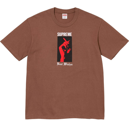 SUPREME WISH TEE-BROWN