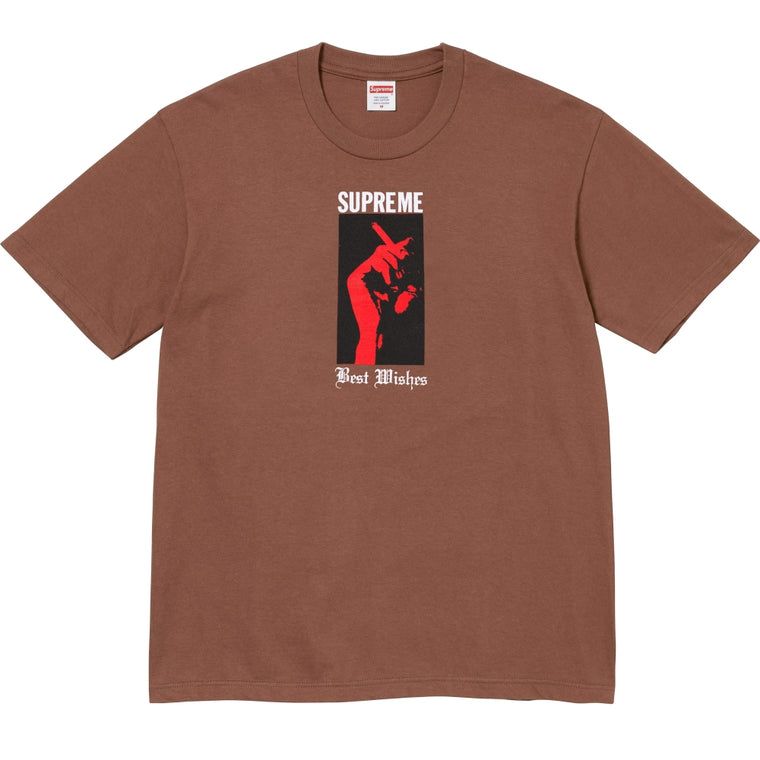 SUPREME WISH TEE-BROWN