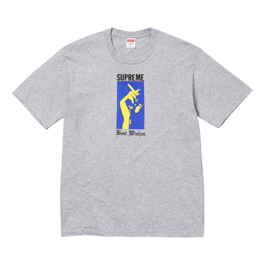 SUPREME WISH TEE-GREY