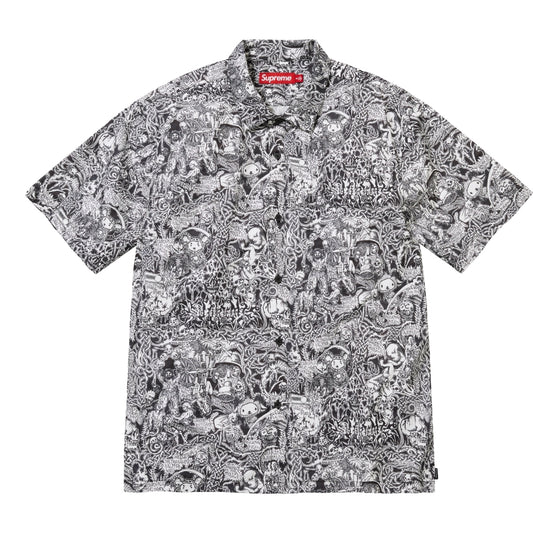 SUPREME WOMBAT S/S SHIRT-WHITE
