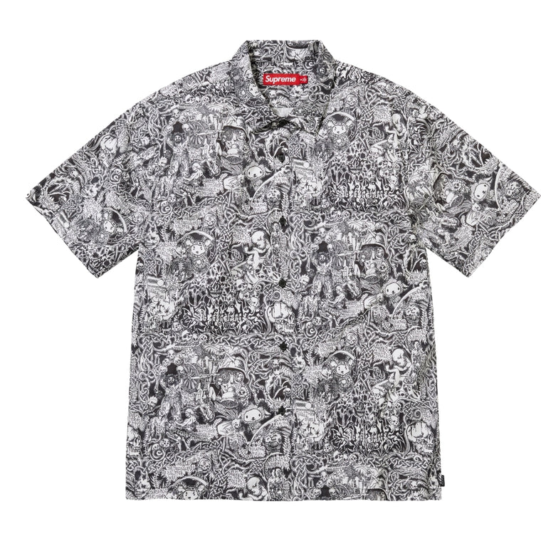 SUPREME WOMBAT S/S SHIRT-WHITE
