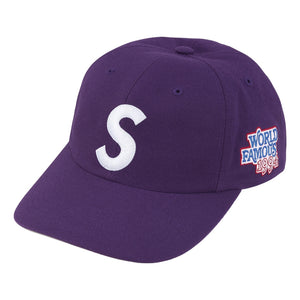SUPREME WORLD FAMOUS S LOGO 6-PANEL-PURPLE