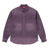 SUPREME WORN SNAP PAINTER SHIRT-PURPLE