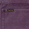 SUPREME WORN SNAP PAINTER SHIRT-PURPLE
