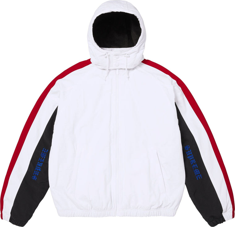SUPREME AOI FLEECE LINED TRACK JACKET-WHITE