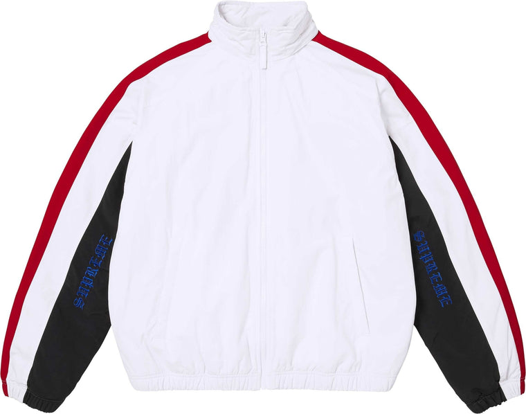 SUPREME AOI FLEECE LINED TRACK JACKET-WHITE