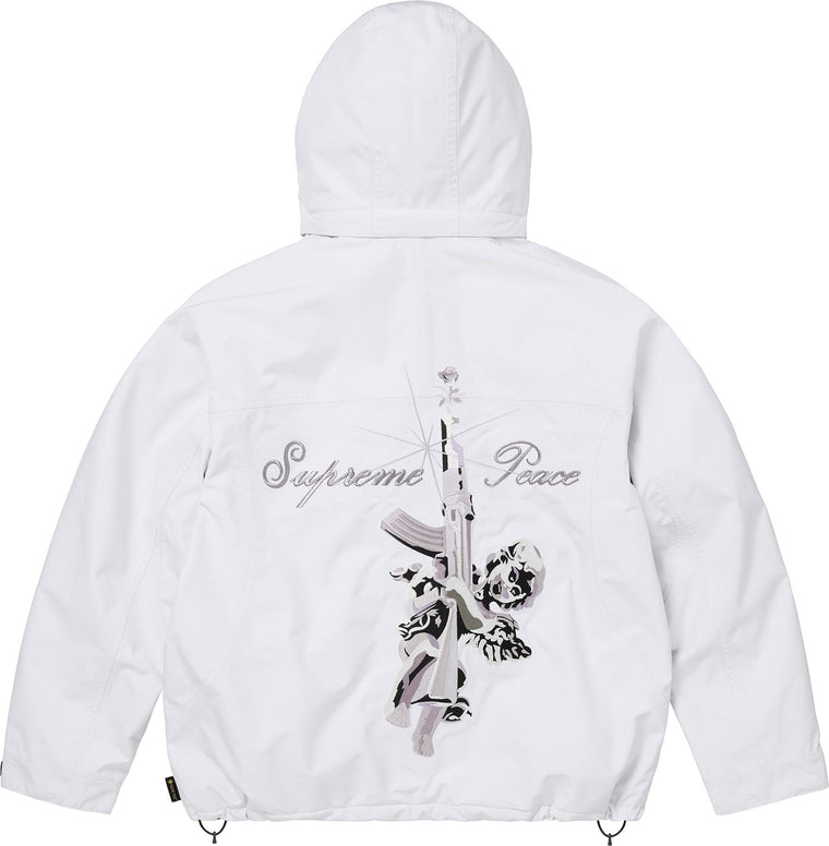 SUPREME AOI GORE-TEX HOODED JACKET-WHITE