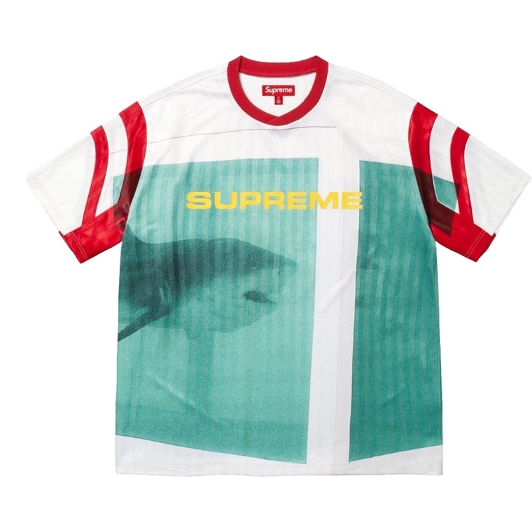 SUPREME DAMIEN HIRST SOCCER JERSEY-WHITE