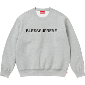 SUPREME BLESS CREWNECK-GREY