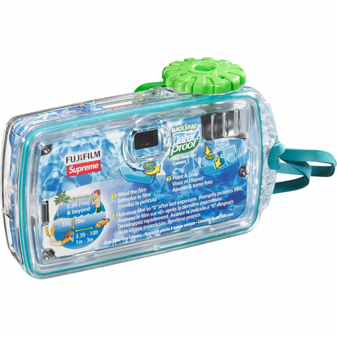 SUPREME FUJIFILM WATERPROOF CAMERA-BLUE