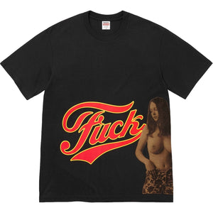 SUPREME HYSTERIC GLAMOUR FUCK TEE-BLACK
