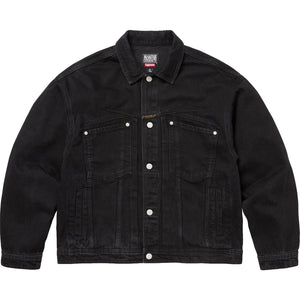 SUPREME MARITHE + FRANCOIS GIRBAUD X-SEAM DENIM TRUCKER JACKET-BLACK