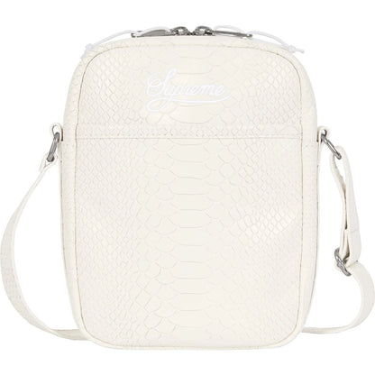 SUPREME NIKE LEATHER SHOULDER BAG. 2L.-SNAKESKIN